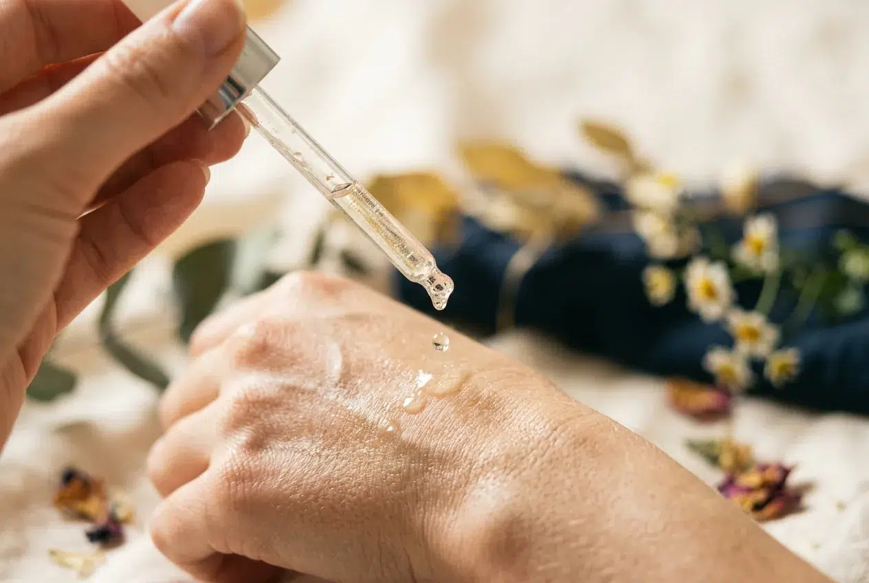 Kalmerend serum na microneedling op heldere huid